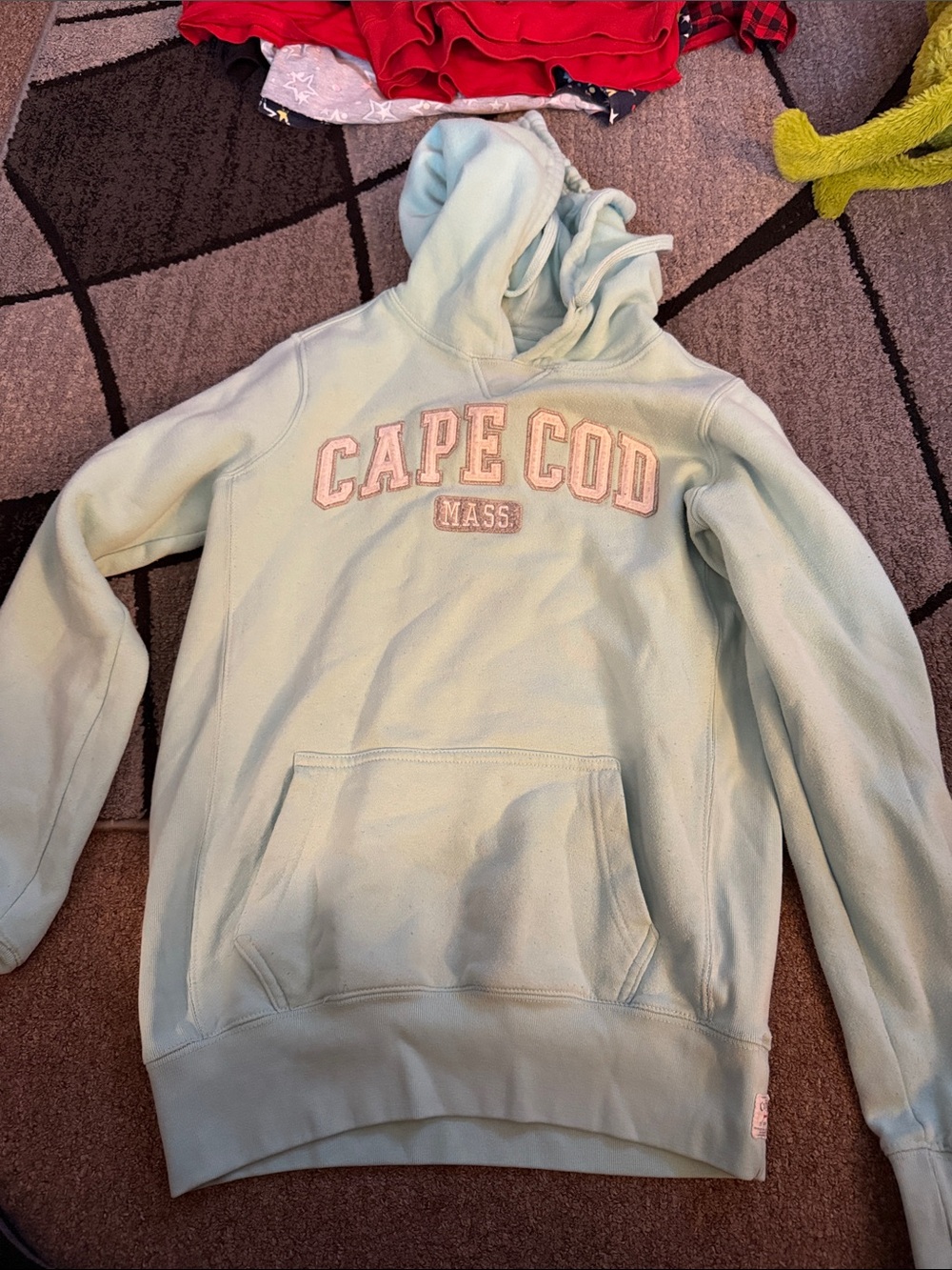 Cape Cod Hooded Pullover Sweatshirt - Mint